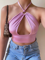 Rena halter ring top