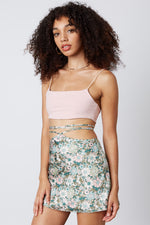 Valerie floral strap skirt