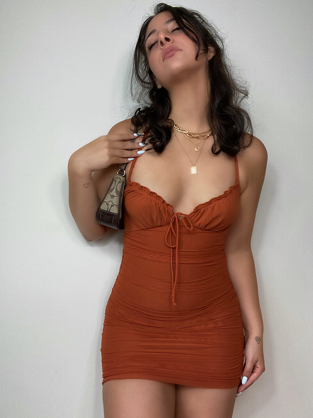 Pumpkin spice dress