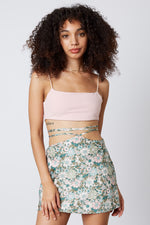 Valerie floral strap skirt